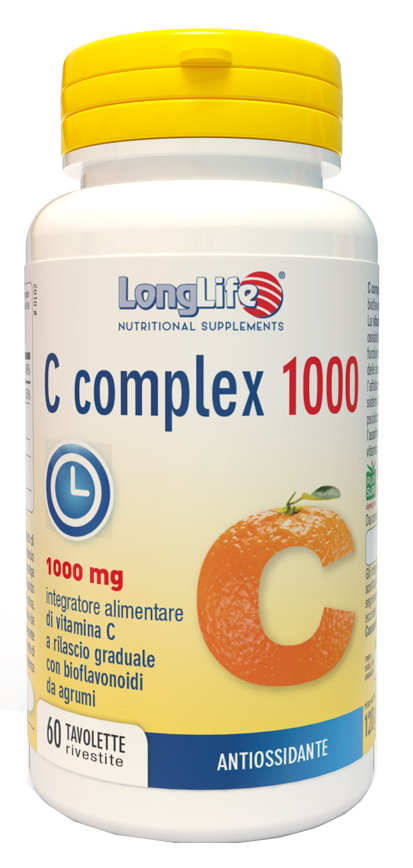 LONGLIFE C COMPLEX 1000 T/R 60 TAVOLETTE - fitfarma.it