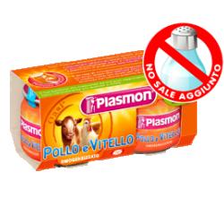 PLASMON OMOGENEIZZATO VITELLO POLLO 80 G X 2 PEZZI - fitfarma.it