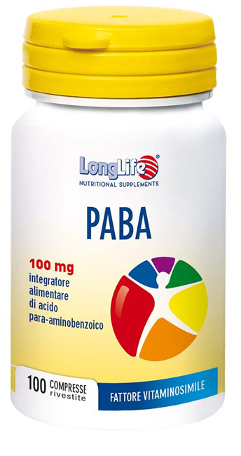 LONGLIFE PABA 100 100 COMPRESSE - fitfarma.it