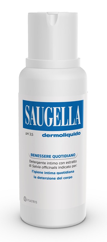 SAUGELLA DERMOLIQUIDO PH 3,5 DETERGENTE INTIMO BENESSERE QUOTIDIANO 250 ML - fitfarma.it