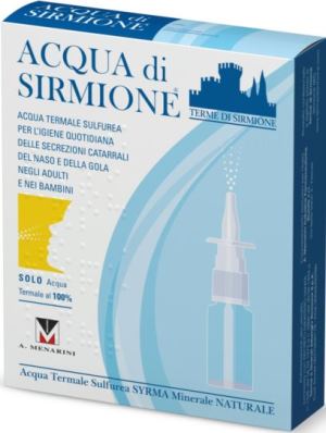 ACQUA SIRMIONE MINERALE NATURALE 6 FIALE 15 ML - fitfarma.it