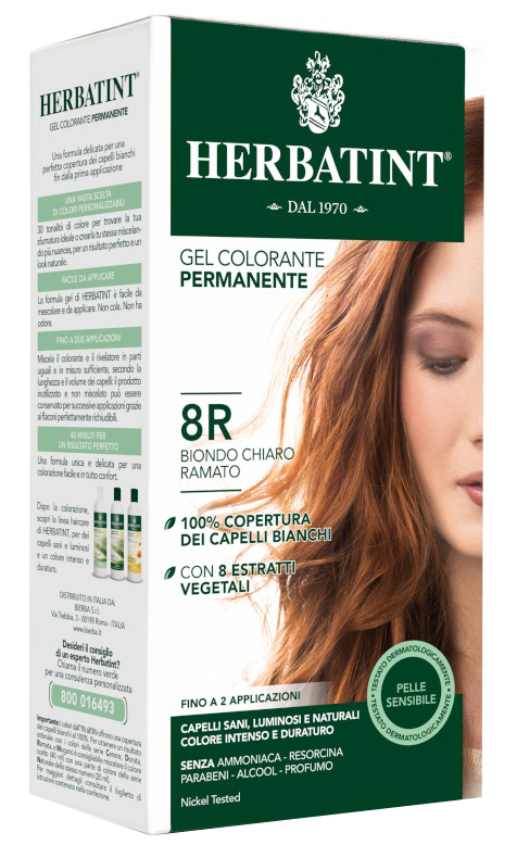 HERBATINT 8R BIONDO CHIARO RAMATO 150 ML - fitfarma.it
