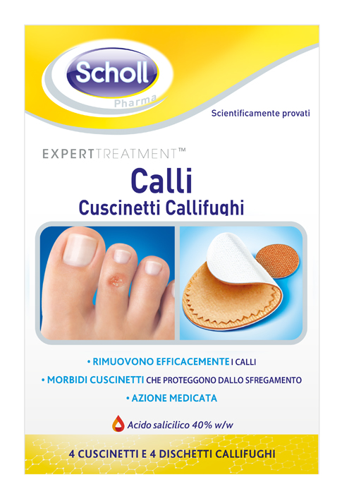 CEROTTO CALLIFUGO CALLI DURI 4 CEROTTI + 4 DISCHETTI - fitfarma.it