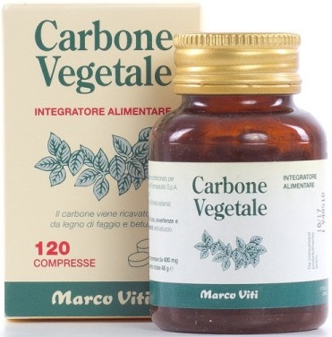 CARBONE VEGETALE 120 COMPRESSE - fitfarma.it