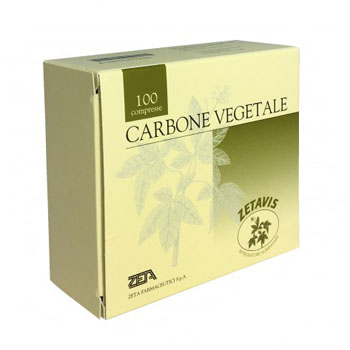 ZETAVIS CARBONE VEGETALE 40 COMPRESSE - fitfarma.it