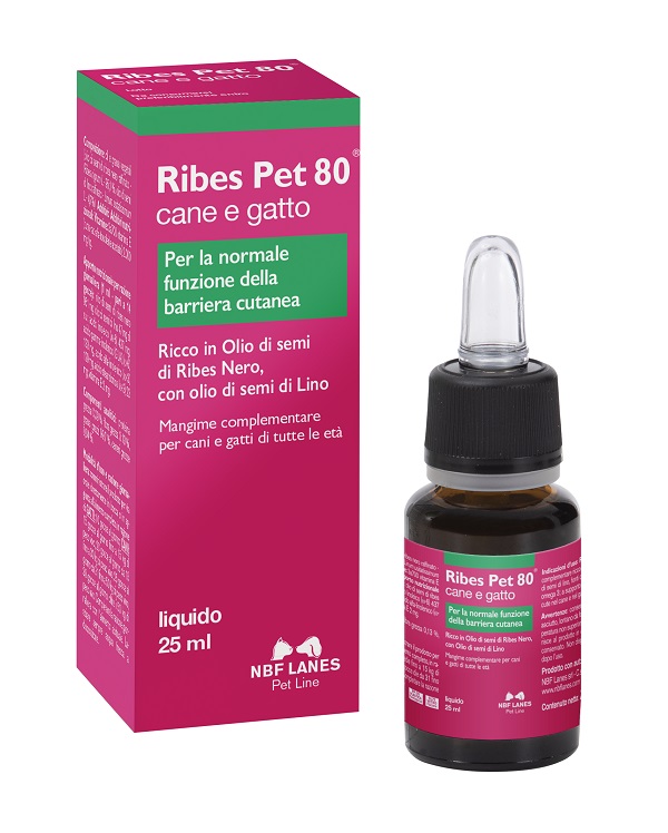 RIBES PET 80 GOCCE OLIO 25 ML CON CONTAGOCCE - fitfarma.it