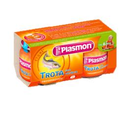 PLASMON OMOGENEIZZATO TROTA VERDURE 80 G X 2 PEZZI - fitfarma.it
