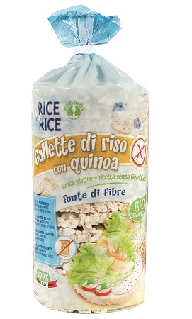 RICE&RICE GALLETTE DI RISO CON QUINOA 100 G SENZA LIEVITO - fitfarma.it