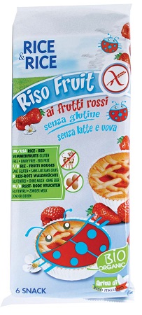 RICE&RICE RISO FRUIT FRUTTI ROSSI 6 X 33 G SENZA UOVA - fitfarma.it