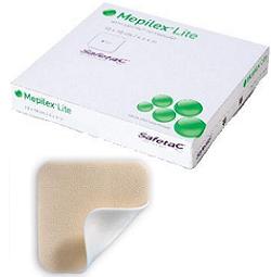 MEPILEX LITE MEDICAZIONE IN SCHIUMA DI POLIURETANO 10X10 CM 5 PEZZI - fitfarma.it