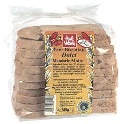 FETTE BISCOTTATE DOLCI MANDORLA MALTO 250 G - fitfarma.it