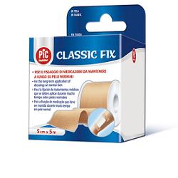 CEROTTO IN ROCCHETTO PIC CLASSIC FIX TELA 5X500 CM FUSTELLA - fitfarma.it