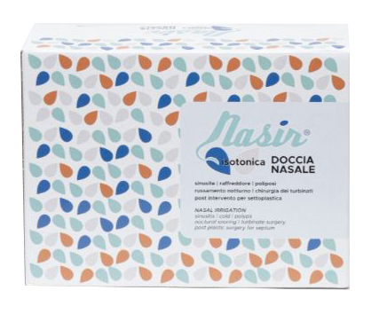 SOLUZIONE FISIOLOGICA ISOTONICA STERILE NASIR IN SCATOLA CON6 SACCHE VERSIONE LUER LOCK DA 500ML - fitfarma.it