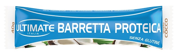 ULTIMATE BARRETTA PROTEICA COCCO 40 G 1 PEZZO - fitfarma.it