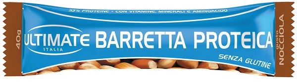 ULTIMATE BARRETTA PROTEICA NOCCIOLA 40 G 1 PEZZO - fitfarma.it