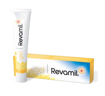 GEL A BASE DI MIELE STANDARDIZZATO E IRRADIATO A RAGGI GAMMA REVAMIL GEL PER GESTIONE ULCERE E INFEZIONI TUBO 18 G - fitfarma.it