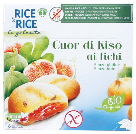 RICE&RICE CUOR DI RISO AI FICHI SENZA LATTE 6 X 33 G - fitfarma.it