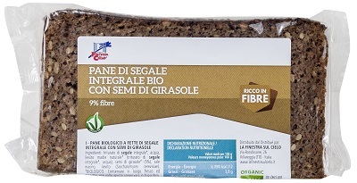FSC BIOFIBRE+ PANE DI SEGALE INTEGRALE CON SEMI DI GIRASOLE BIOLOGICO AD ALTO CONTENUTO DI FIBRE 500 G - fitfarma.it