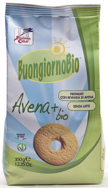 FSC BUONGIORNOBIO BISCOTTI ALL'AVENA+ BIO VEGAN SENZA LATTE 350 G - fitfarma.it