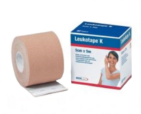 BENDA ADESIVA LEUKOTAPE K PER TAPING FISIOTERAPICO LARGHEZZA 5 CM LUNGHEZZA 5 M COLOR CARNE IN ROTOLO - fitfarma.it