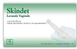 SKINDET LAVANDA VAGINALE 4 FLACONI 140 ML + 4 CANNULE MONOUSO IN BLISTER - fitfarma.it
