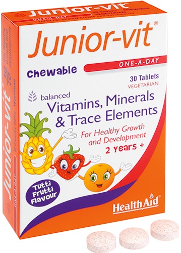 JUNIORVIT BLISTER 30 TAVOLETTE MASTICABILI - fitfarma.it