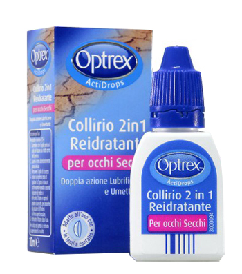 GOCCE OCULARI OPTREX ACTIDROPS 2IN1 REIDRATANTE OCCHI STANCHI 1 PEZZO - fitfarma.it