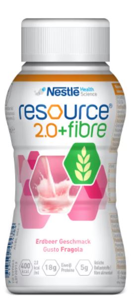 RESOURCE 2,0 + FIBRE FRAGOLA 200 ML - fitfarma.it