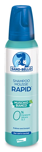 SANO E BELLO SHAMPOO MOUSSE RAPID NF MUSCHIO BIANCO 300 ML - fitfarma.it