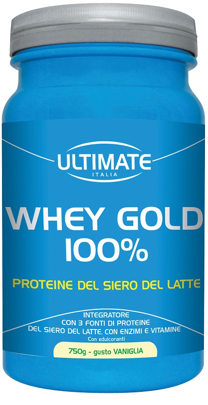ULTIMATE WHEY GOLD 100 % VANIGLIA 750 G - fitfarma.it