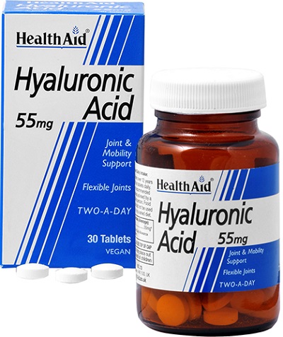 ACIDO IALURONICO HYALURONIC ACID 55MG 30 COMPRESSE - fitfarma.it
