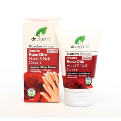 DR ORGANIC ROSE OTTO ROSA HAND NAIL CREAM CREMA MANI 125 ML - fitfarma.it