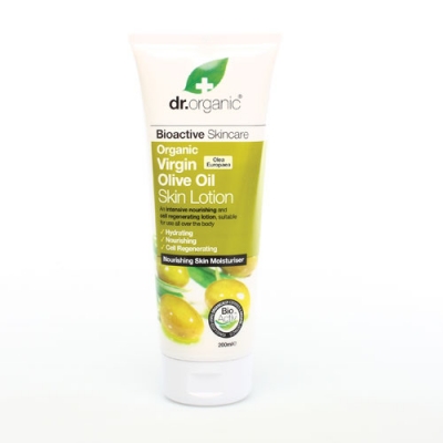 DR ORGANIC VIRGIN OLIVE OIL OLIO DI OLIVA SKIN LOTION LOZIONE CORPO 200 ML - fitfarma.it
