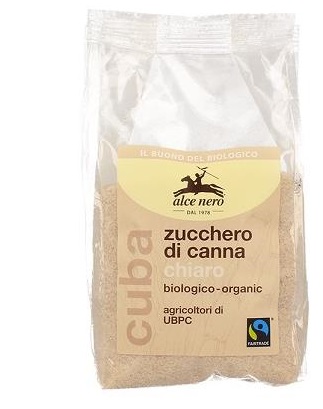 ZUCCHERO DI CANNA CHIARO BIO CUBA FAIRTRADE 500 G - fitfarma.it