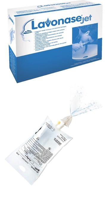 IRRIGATORE NASALE LAVONASE CON SOLUZIONE FISIOLOGICA 6 PEZZI - fitfarma.it