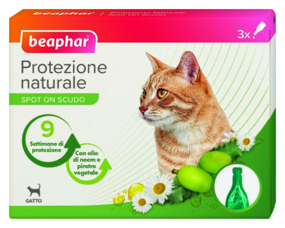 PROTEZIONE NAT SPOT ON GATTO 3 PIPETTE DA 1 ML - fitfarma.it
