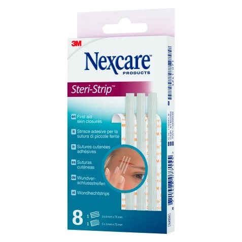 CEROTTO PER SUTURA NEXCARE STERISTRIP 6X75 MM + 3X75 MM - fitfarma.it