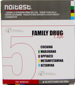 TEST DROGHE FAMILY DRUG TEST 1 PEZZO - fitfarma.it