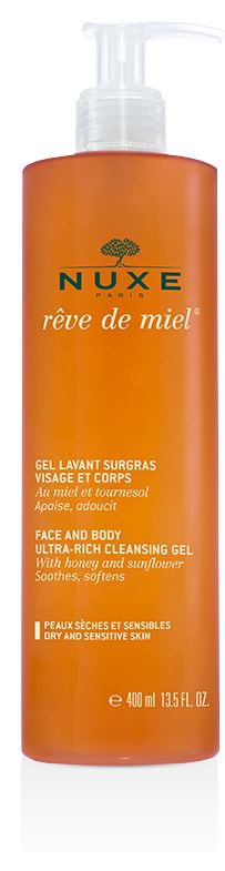 NUXE REVE DE MIEL GEL DETERGENTE VISO E CORPO 400 ML - fitfarma.it