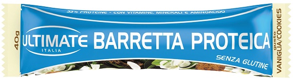ULTIMATE BARRETTA PROTEICA VANIGLIA/COOKIE 40 G - fitfarma.it