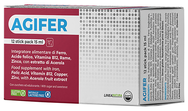 AGIFER 12 STICK 15 ML - fitfarma.it