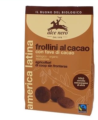 FROLLINI CACAO CON FAVE BIO FAIRTRADE 250 G - fitfarma.it