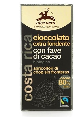 TAVOLETTA CIOCCOLATO EXTRAFONDENTE BIO CON FAVE DI CACAO BIO FAIRTRADE 100 G - fitfarma.it