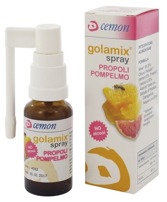 GOLAMIX SPRAY - PROPOLI POMPELMO 20 ML - fitfarma.it