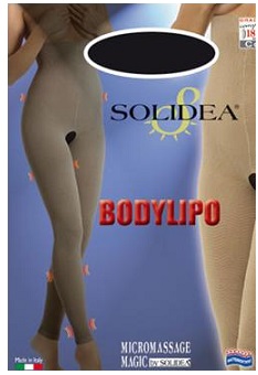BODY LIPO LEGGINGS VITA ALTA NERO ML - fitfarma.it