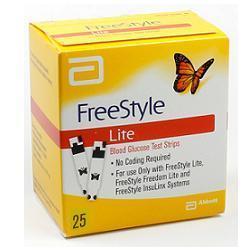 STRISCE MISURAZIONE GLICEMIA FREESTYLE LITE 25 PEZZI - fitfarma.it