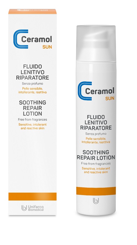 CERAMOL SUN FLUIDO LENITIVO 100 ML - fitfarma.it