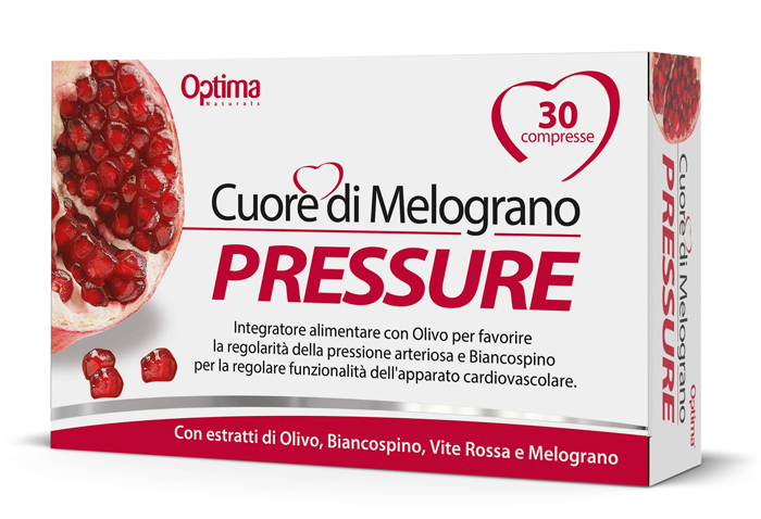 CUORE DI MELOGRANO PRESSURE 30 COMPRESSE 1 G - fitfarma.it