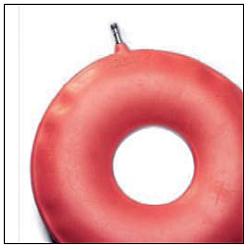 CIAMBELLA PER INVALIDI GONFIABILE IN GOMMA TEAM DELUXE IN SACCHETTO DIAMETRO 43 CM 1 PEZZO - fitfarma.it