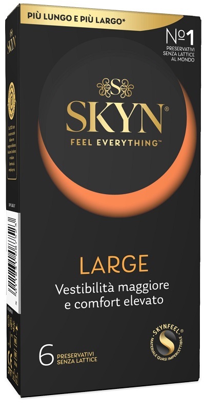 PROFILATTICO ANSELL AKUEL SKYN LARGE B 6 PEZZI - fitfarma.it